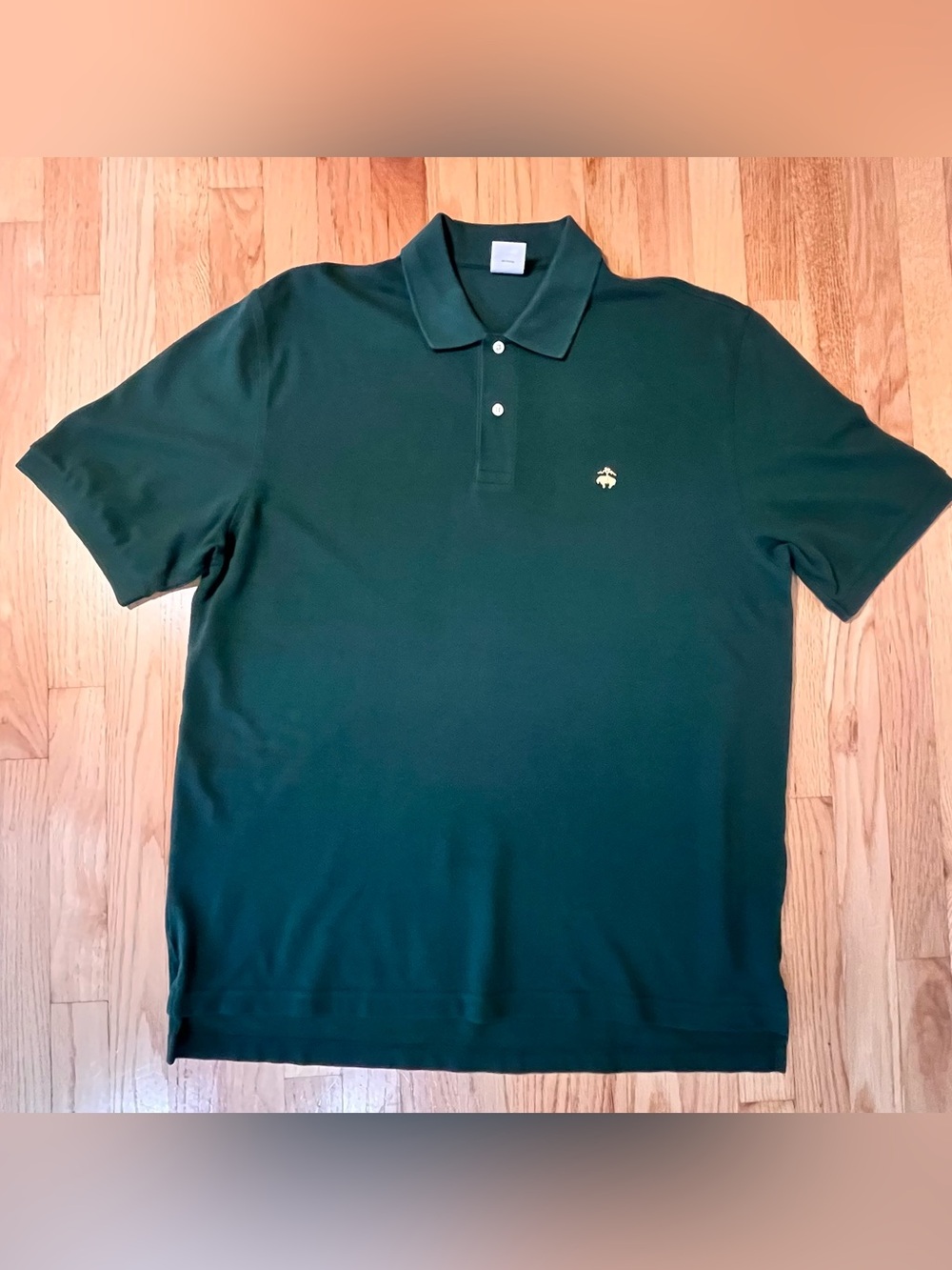 Brooks Brothers Forest Green 346 Performance Short Sleeve Polo Original Fit XL
